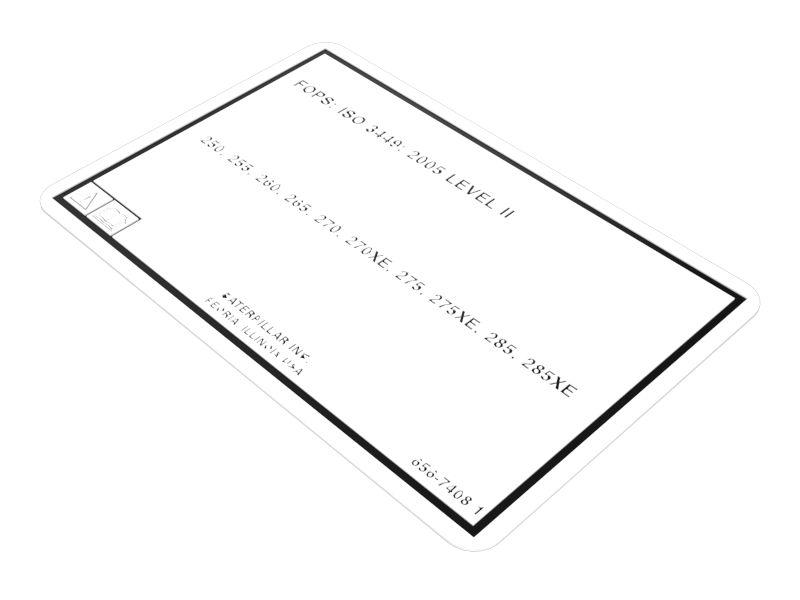 656-7408: ฟิล์มเตือนโครงสร้างป้องกันวัตถุตกหล่น