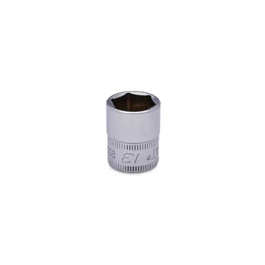 CAT 1/4 İNÇ TAHRİKLİ 6 KÖŞELİ X 13 MM ALTIGEN METRİK SOKET