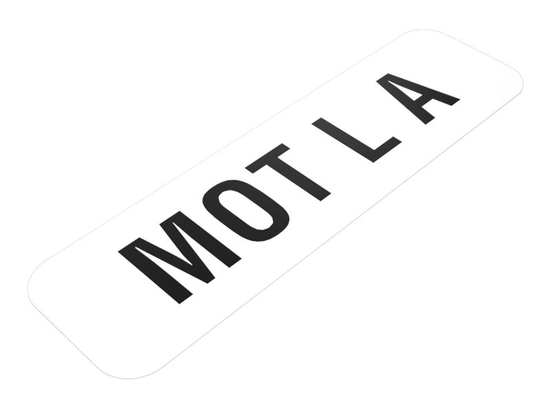 582-6145: Stiker Identifikasi Fase A Kiri Motor